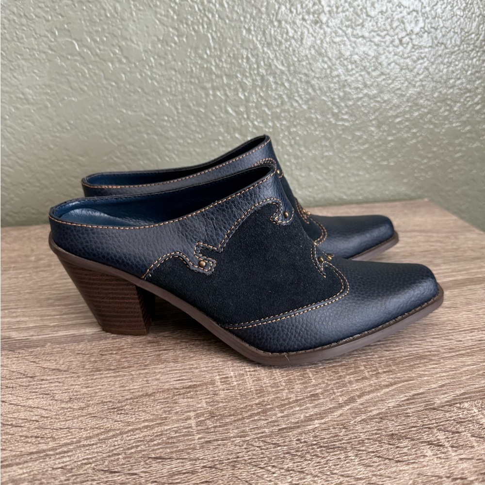 American Vintage Black Mules